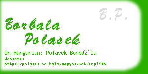 borbala polasek business card